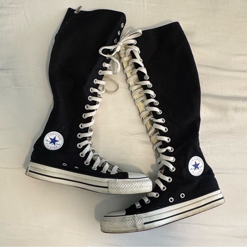 Converse Black White Chuck Taylor XXHI High-Top Sneakers w6 m4